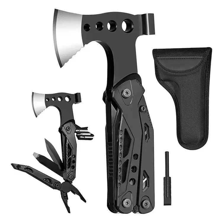 15-in-1 Multi-functional Tactical Axe EDC Tool