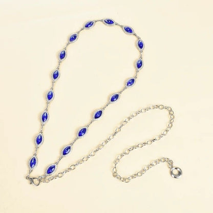 Marquise Crystal Chain Belt | Rhinestone Waist Chain Jewelry